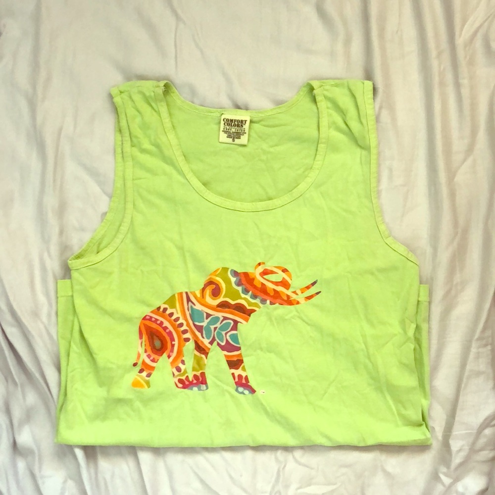 Comfort colors elephant bro tank